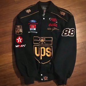 Vintage UPS Dale Jarret NASCAR Racing Jacket
